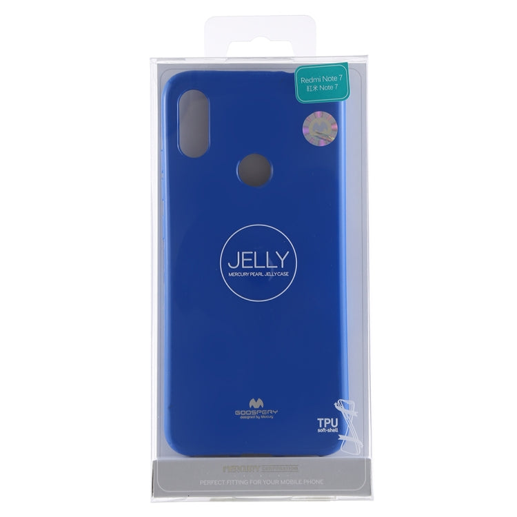 GOOSPERY I JELLY Metal Series Shockproof Soft TPU Case for Xiaomi Redmi Note 7