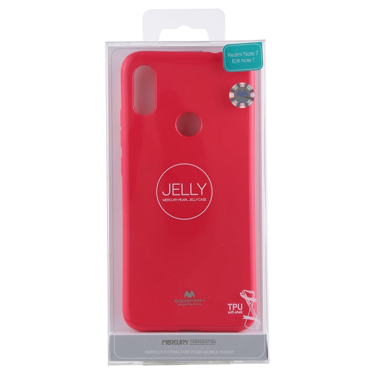 GOOSPERY I JELLY Metal Series Shockproof Soft TPU Case for Xiaomi Redmi Note 7