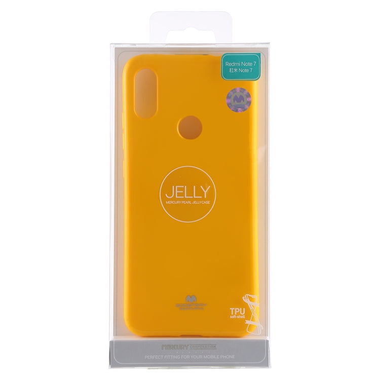 GOOSPERY I JELLY Metal Series Shockproof Soft TPU Case for Xiaomi Redmi Note 7