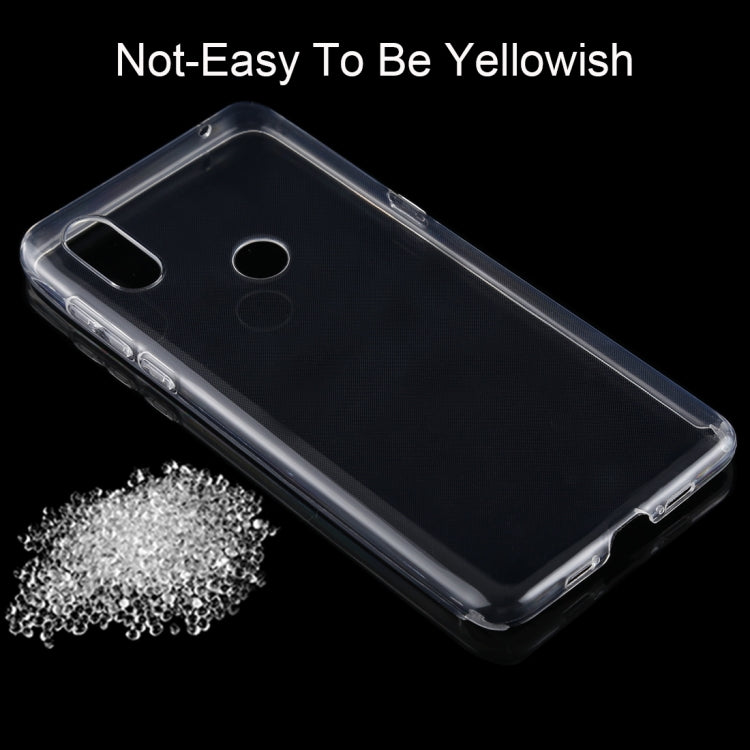 50 PCS 0.75mm Ultrathin Transparent TPU Soft Protective Case for Xiaomi Mi Mix 3