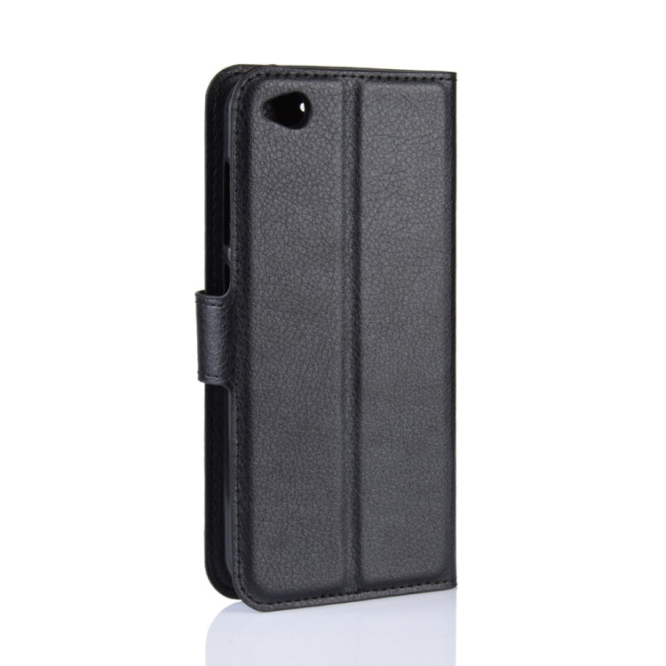 Litchi Texture Horizontal Flip Leather Case for Xiaomi Redmi Go, with Wallet & Holder & Card Slots