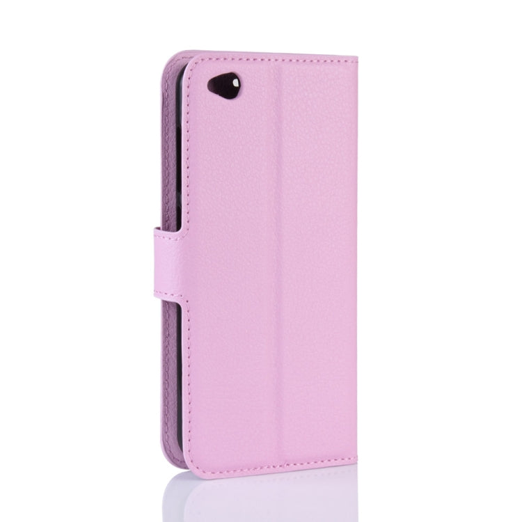 Litchi Texture Horizontal Flip Leather Case for Xiaomi Redmi Go, with Wallet & Holder & Card Slots