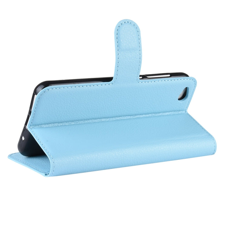 Litchi Texture Horizontal Flip Leather Case for Xiaomi Redmi Go, with Wallet & Holder & Card Slots