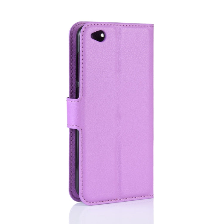 Litchi Texture Horizontal Flip Leather Case for Xiaomi Redmi Go, with Wallet & Holder & Card Slots