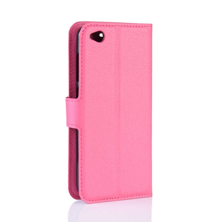 Litchi Texture Horizontal Flip Leather Case for Xiaomi Redmi Go, with Wallet & Holder & Card Slots