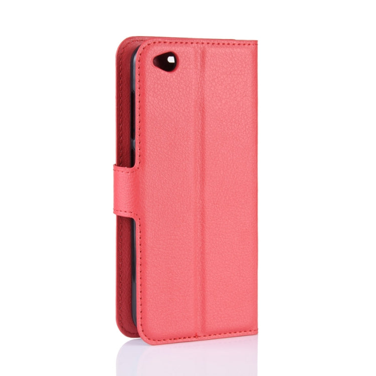 Litchi Texture Horizontal Flip Leather Case for Xiaomi Redmi Go, with Wallet & Holder & Card Slots