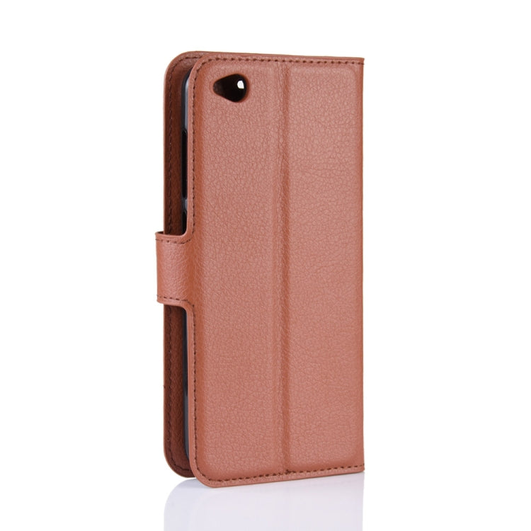 Litchi Texture Horizontal Flip Leather Case for Xiaomi Redmi Go, with Wallet & Holder & Card Slots