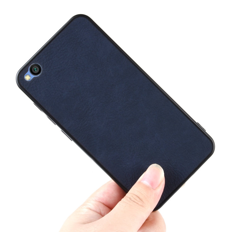 Shockproof Sheep Skin PC + PU + TPU Case for Xiaomi Redmi Go (Brown)