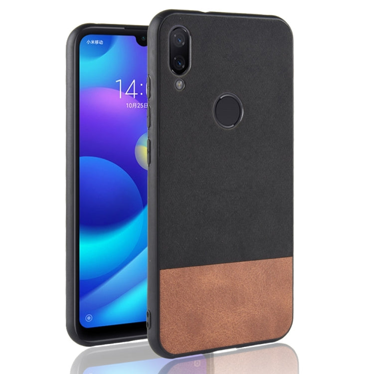 Shockproof Color Matching Denim PC + PU + TPU Case for Xiaomi Redmi 7