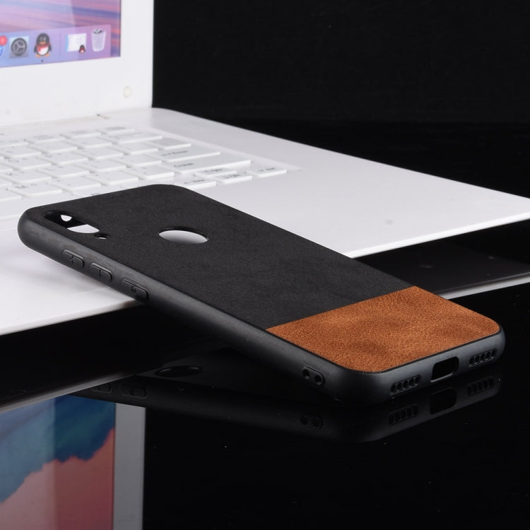 Shockproof Color Matching Denim PC + PU + TPU Case for Xiaomi Redmi 7