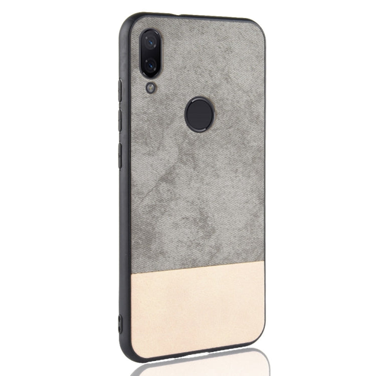 Shockproof Color Matching Denim PC + PU + TPU Case for Xiaomi Redmi 7