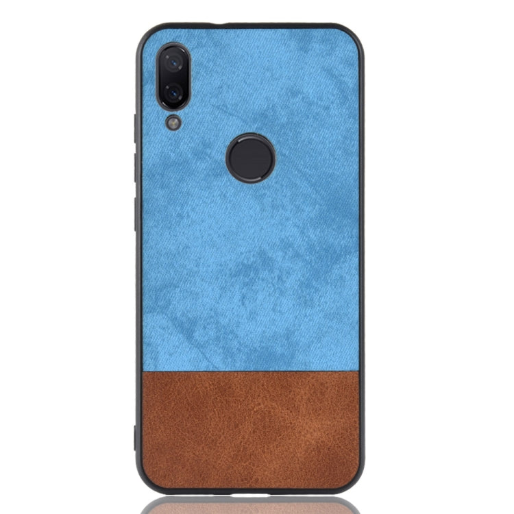 Shockproof Color Matching Denim PC + PU + TPU Case for Xiaomi Redmi 7