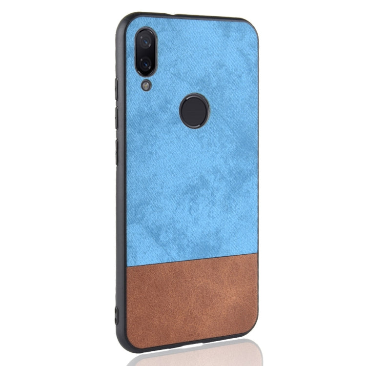 Shockproof Color Matching Denim PC + PU + TPU Case for Xiaomi Redmi 7