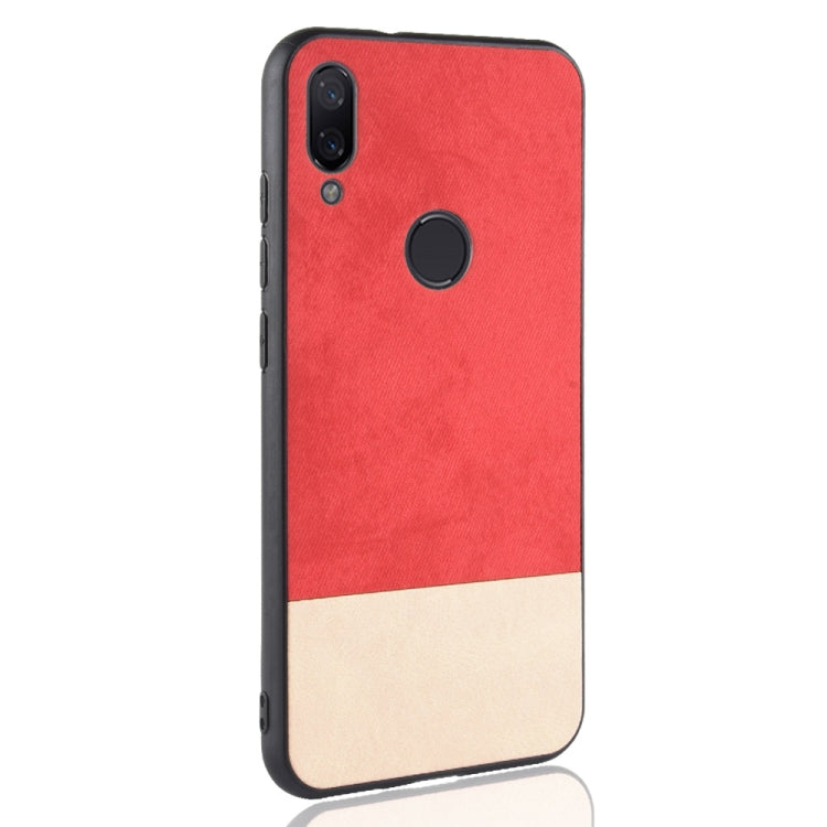 Shockproof Color Matching Denim PC + PU + TPU Case for Xiaomi Redmi 7