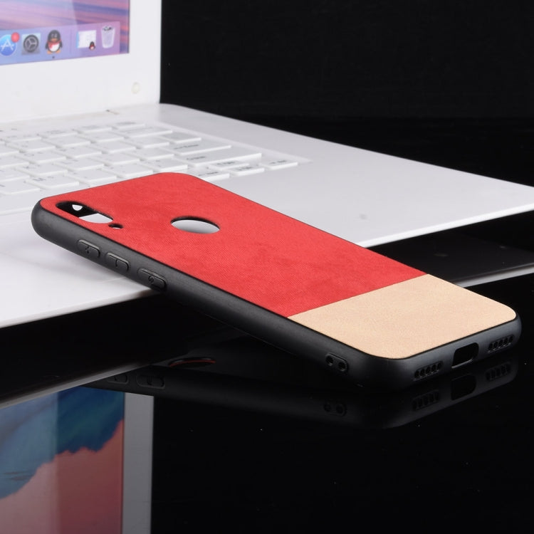 Shockproof Color Matching Denim PC + PU + TPU Case for Xiaomi Redmi 7