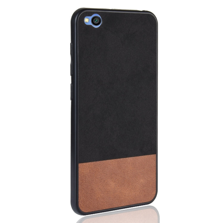 Shockproof Color Matching Denim PC + PU + TPU Case for Xiaomi Redmi Go