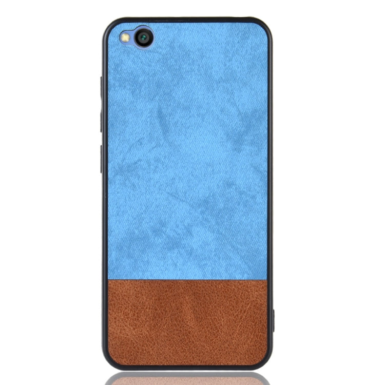 Shockproof Color Matching Denim PC + PU + TPU Case for Xiaomi Redmi Go