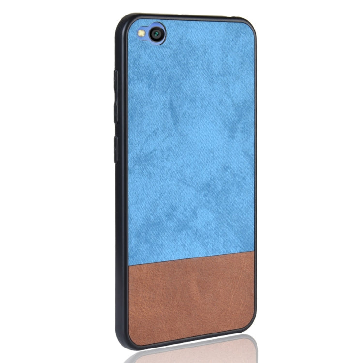 Shockproof Color Matching Denim PC + PU + TPU Case for Xiaomi Redmi Go