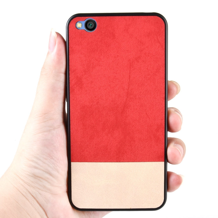 Shockproof Color Matching Denim PC + PU + TPU Case for Xiaomi Redmi Go