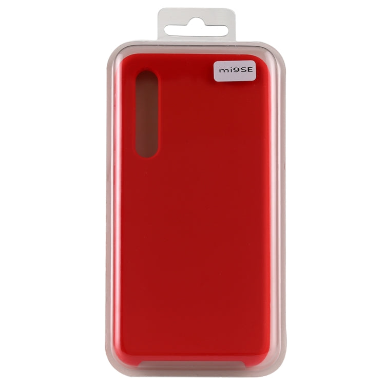 Solid Color Liquid Silicone Shockproof Case for Xiaomi Mi 9 SE