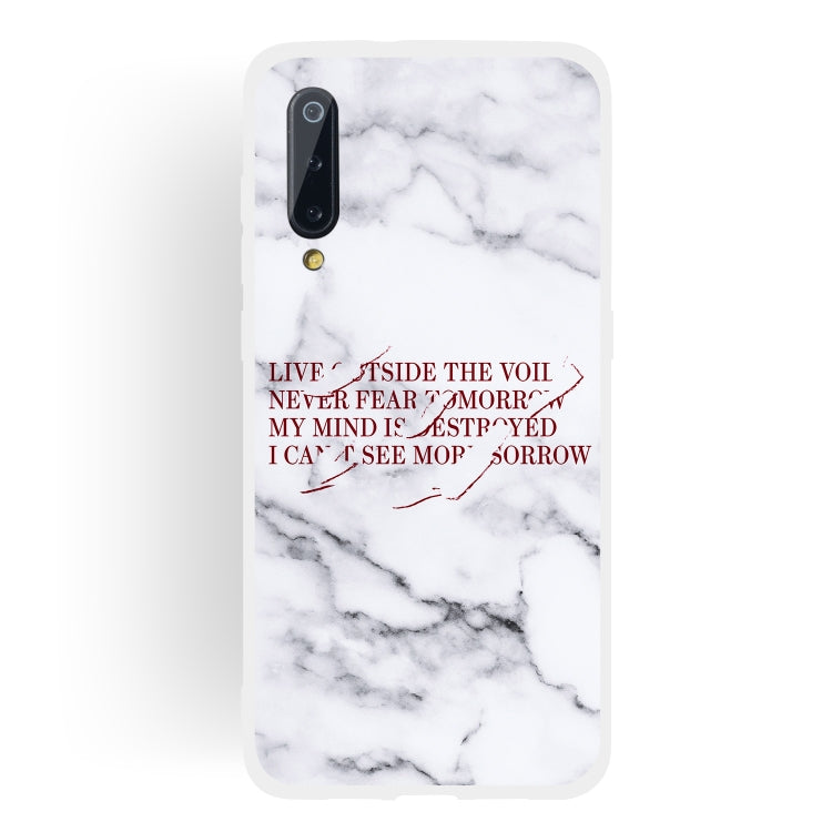 Maxim Scrub Semi-transparent TPU Marble Phone Case for Xiaomi Mi 9