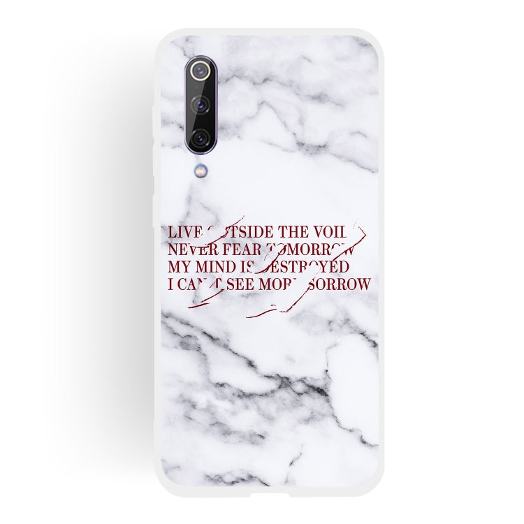 Maxim Scrub Semi-transparent TPU Marble Phone Case for Xiaomi Mi 9 SE