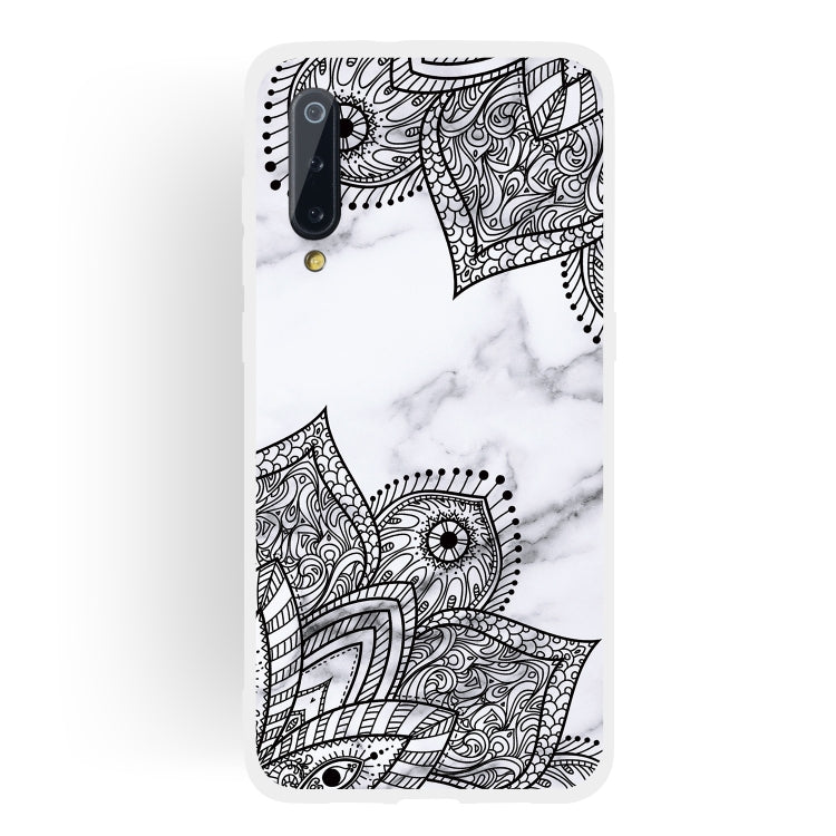 Diagonal Lace Matte Semi-transparent TPU Marble Phone Case for Xiaomi Mi 9