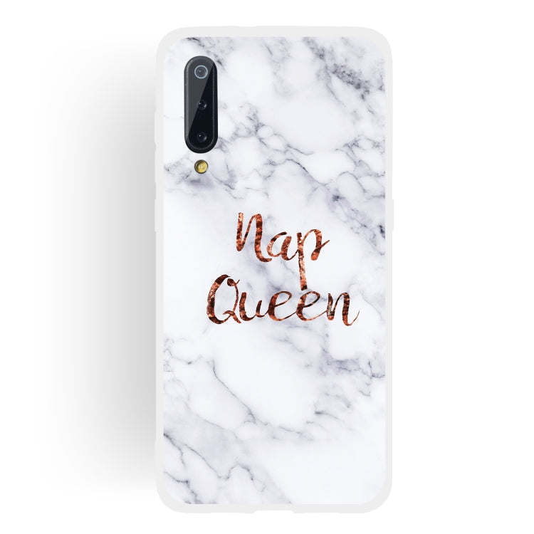 Queen Frosted Matte Semi-transparent TPU Marble Phone Case for Xiaomi Mi 9