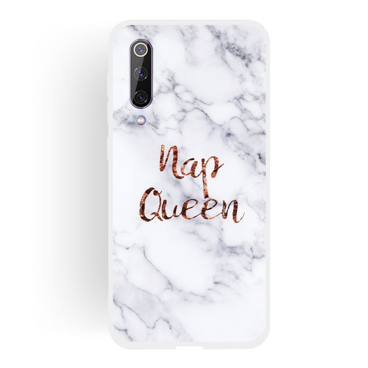 Queen Frosted Matte Semi-transparent TPU Marble Phone Case for Xiaomi Mi 9 SE