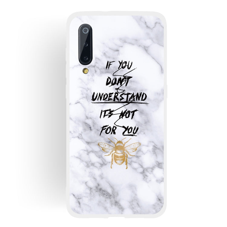 Bee Scrub Semi-transparent TPU Marble Phone Case for Xiaomi Mi 9