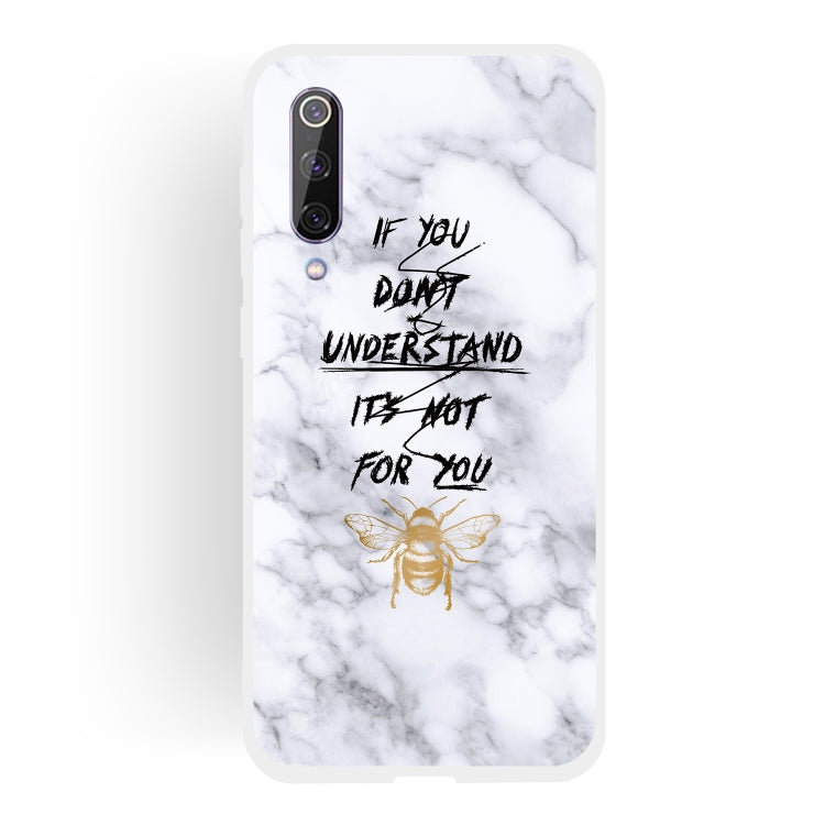 Bee Scrub Semi-transparent TPU Marble Phone Case for Xiaomi Mi 9 SE
