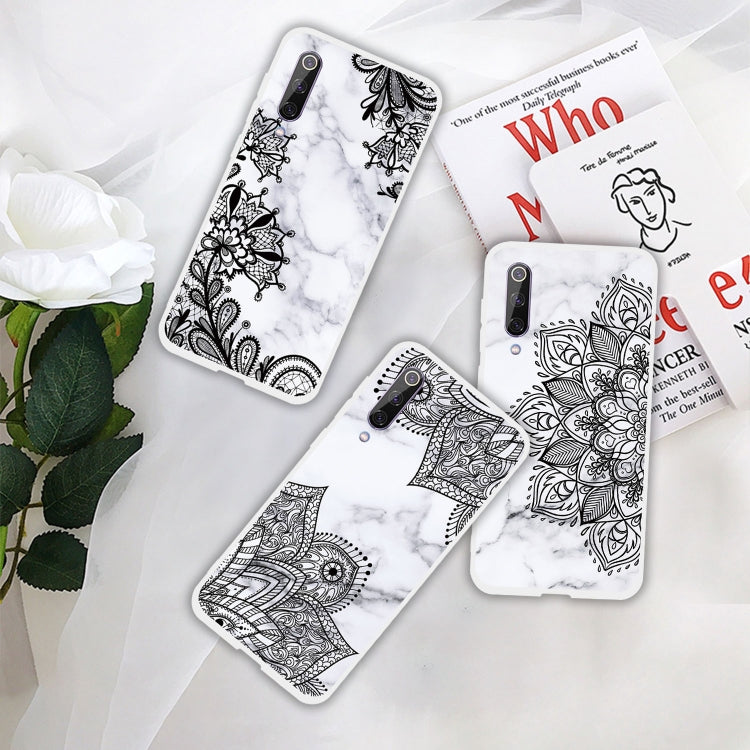 Dreamcatcher Text Semi-transparent TPU Marble Phone Case for Xiaomi Mi 9 SE