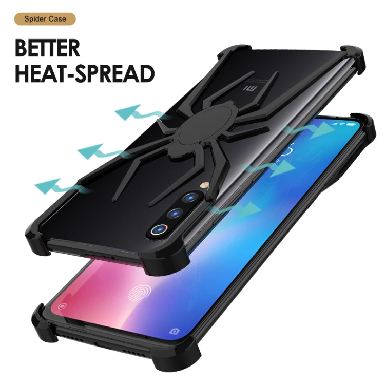 R-JUST Buckle Spider Mobile Phone Case for Xiaomi Mi 9(Black)
