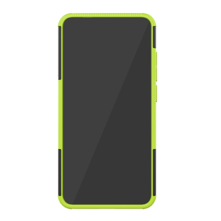 Shockproof PC + TPU Tire Pattern Case for Xiaomi Mi 8 Lite, with Holder