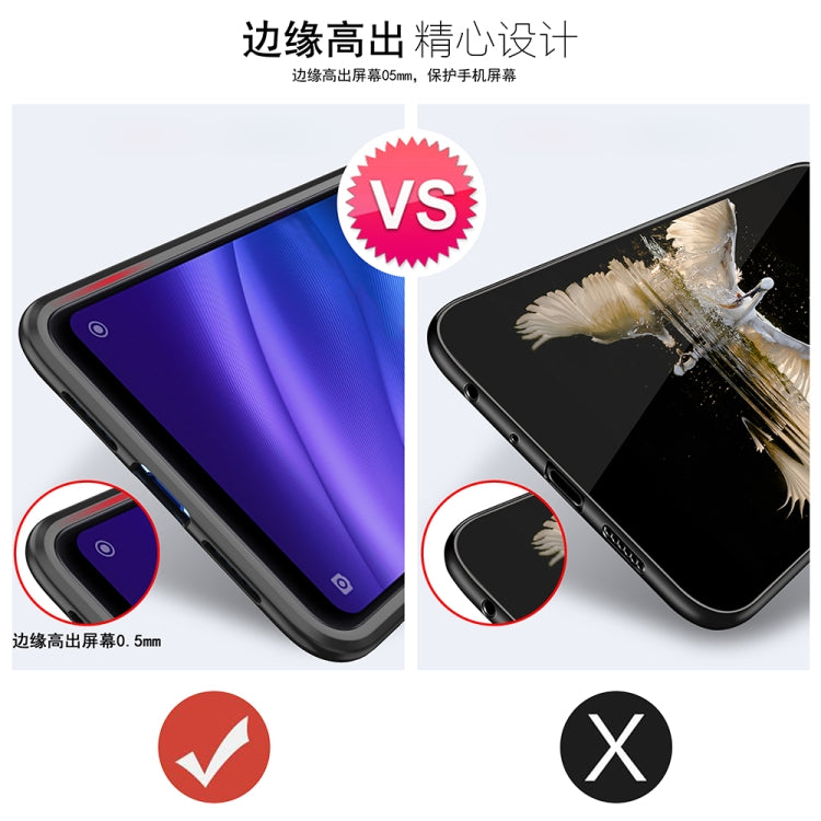 Scratchproof TPU + Acrylic Ring Bracket Protective Case for Xiaomi Mi 8 Lite