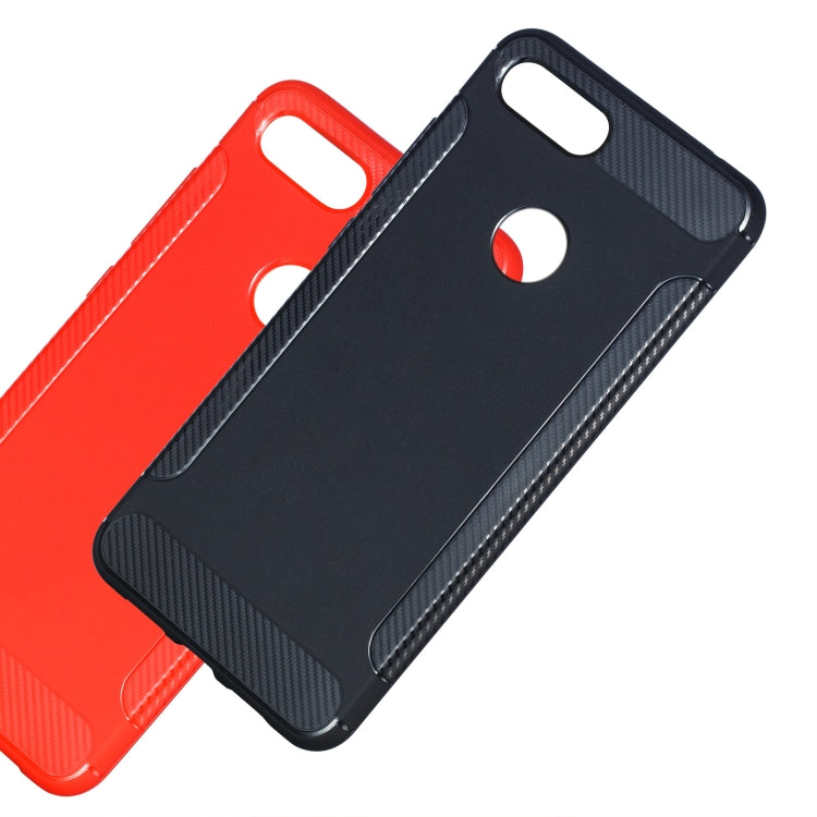 Carbon Fiber Anti-slip TPU Protective Case for Xiaomi Mi 8 Lite