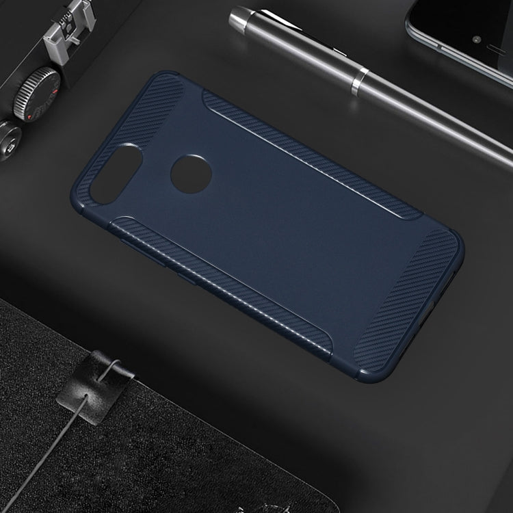 Carbon Fiber Anti-slip TPU Protective Case for Xiaomi Mi 8 Lite