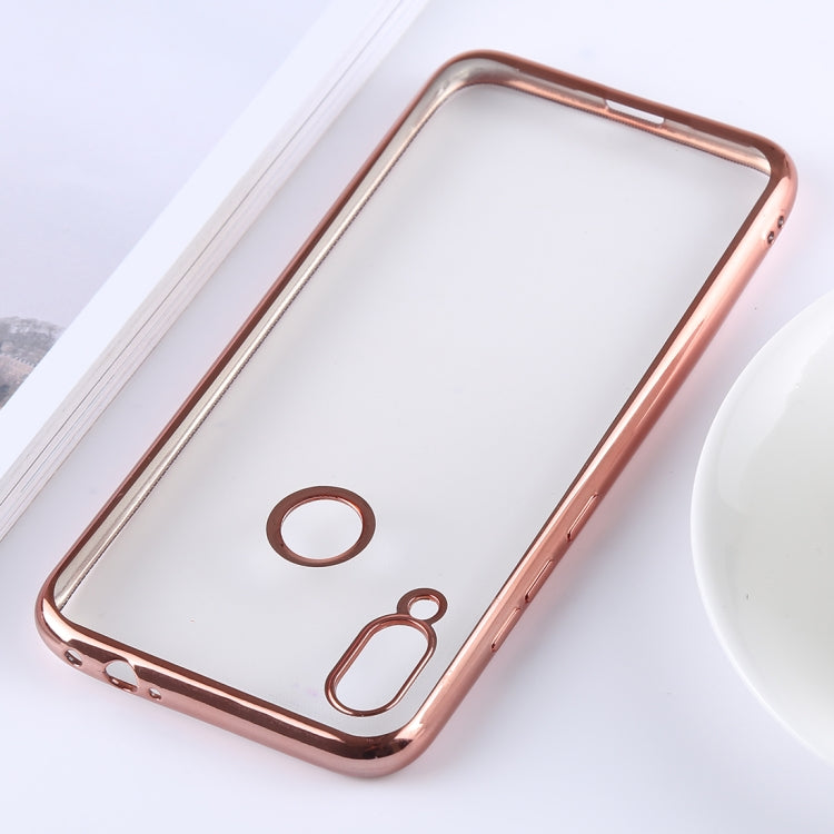 Ultra-thin Electroplating Soft TPU Protective Back Cover Case for Xiaomi Redmi Note 7