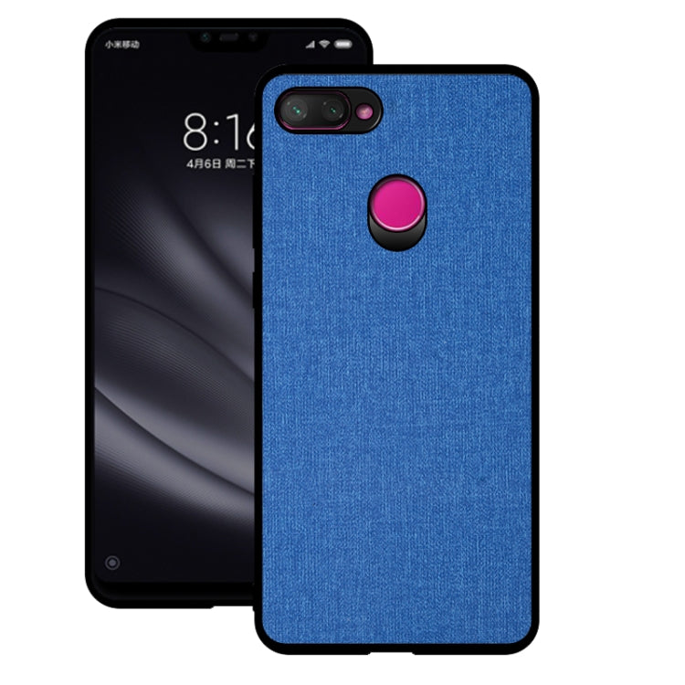 Shockproof Cloth Texture PC+ TPU Protective Case for Xiaomi Mi 8 Lite