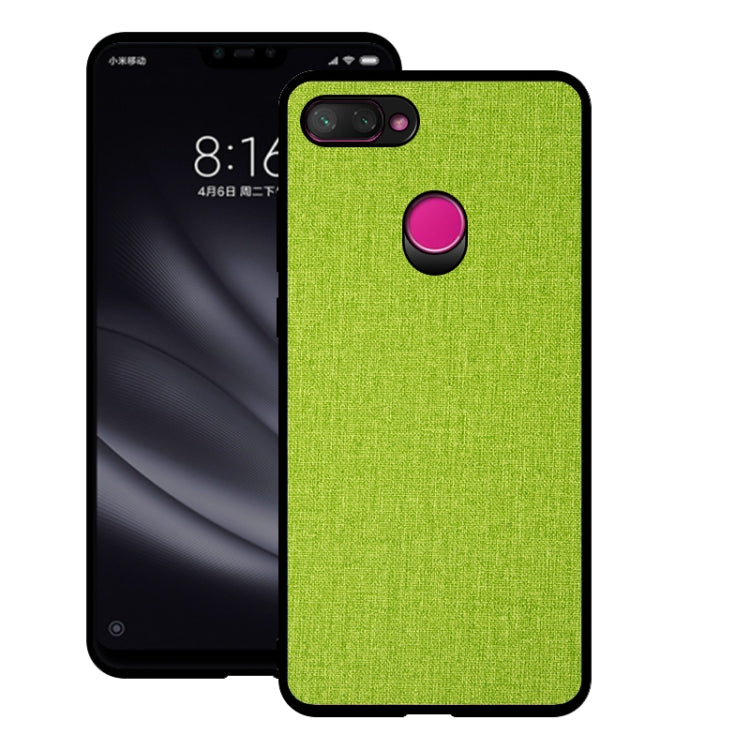 Shockproof Cloth Texture PC+ TPU Protective Case for Xiaomi Mi 8 Lite