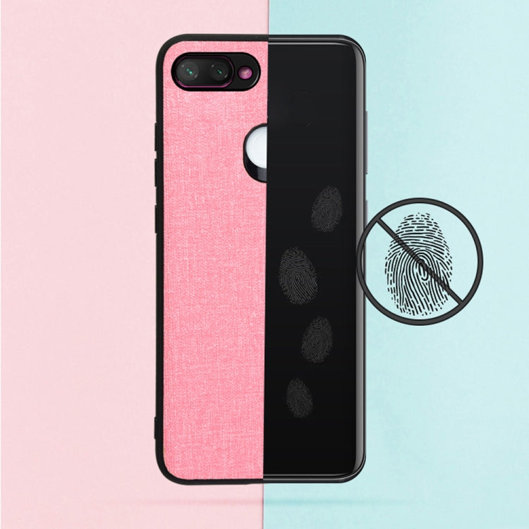 Shockproof Cloth Texture PC+ TPU Protective Case for Xiaomi Mi 8 Lite
