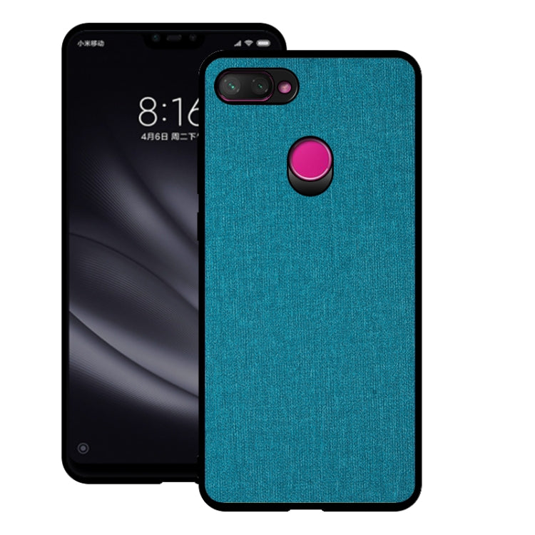 Shockproof Cloth Texture PC+ TPU Protective Case for Xiaomi Mi 8 Lite