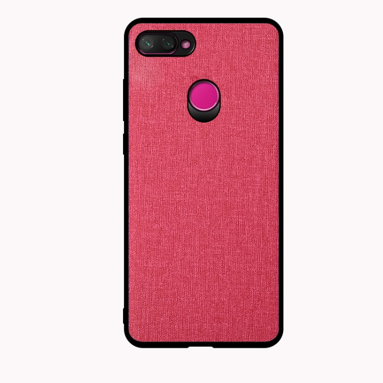 Shockproof Cloth Texture PC+ TPU Protective Case for Xiaomi Mi 8 Lite