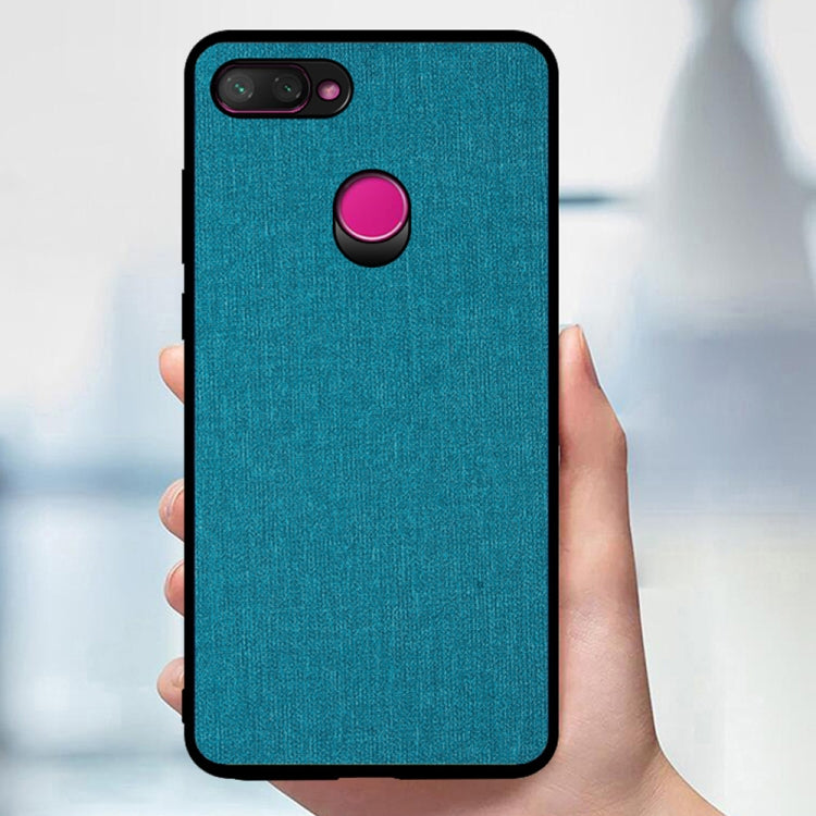 Shockproof Cloth Texture PC+ TPU Protective Case for Xiaomi Mi 8 Lite