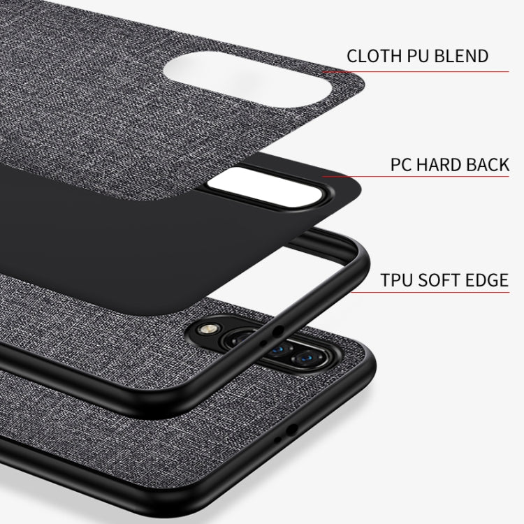Shockproof Cloth Texture PC+ TPU Protective Case for Xiaomi Mi 9