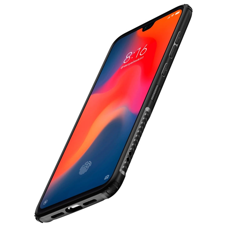 Shockproof Car Magnetic Case with 360 Degree Gold Armor Ring for Xiaomi Mi 9