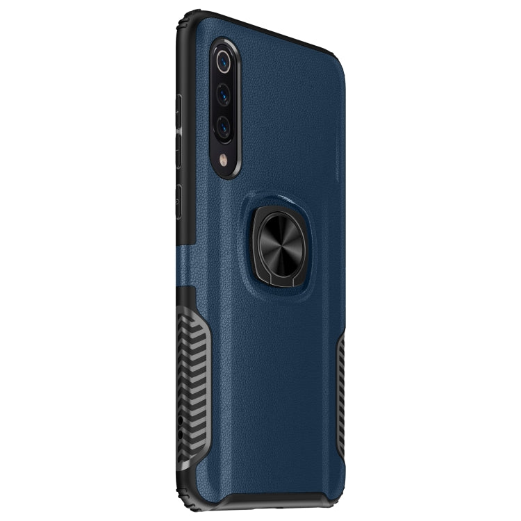 Shockproof Car Magnetic Case with 360 Degree Gold Armor Ring for Xiaomi Mi 9