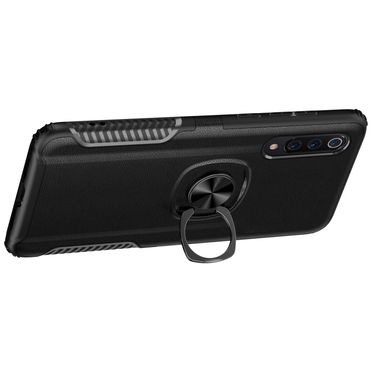 Shockproof Car Magnetic Case with 360 Degree Gold Armor Ring for Xiaomi Mi 9