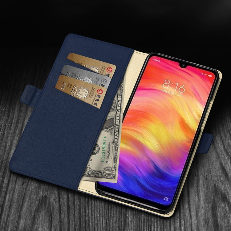 DZGOGO MILO Series PC + PU Horizontal Flip Leather Case for Xiaomi Redmi 7, with Holder & Card Slot & Wallet