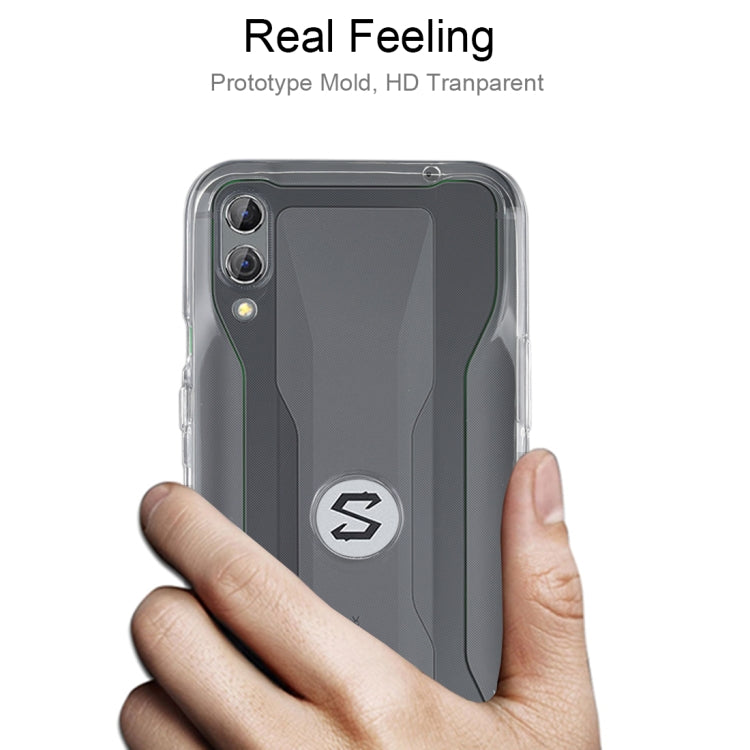 50 PCS 0.75mm Ultrathin Transparent TPU Soft Protective Case for Xiaomi Black Shark 2